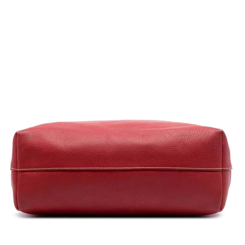 Prada Vitello Daino Open Convertible Tote Red Leather Good condition - Inside View