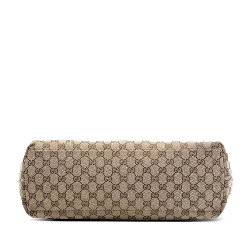 Gucci GG Canvas Web Tote Beige Good condition - Inside View