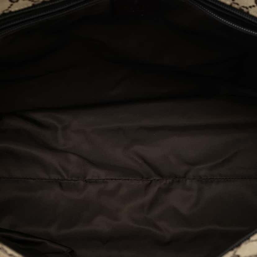 Gucci GG Canvas Web Tote Beige Good condition - Model View