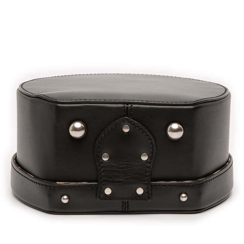 Saint Laurent Small Leather Mica Hatbox Satchel Black Leather Good condition - Inside View