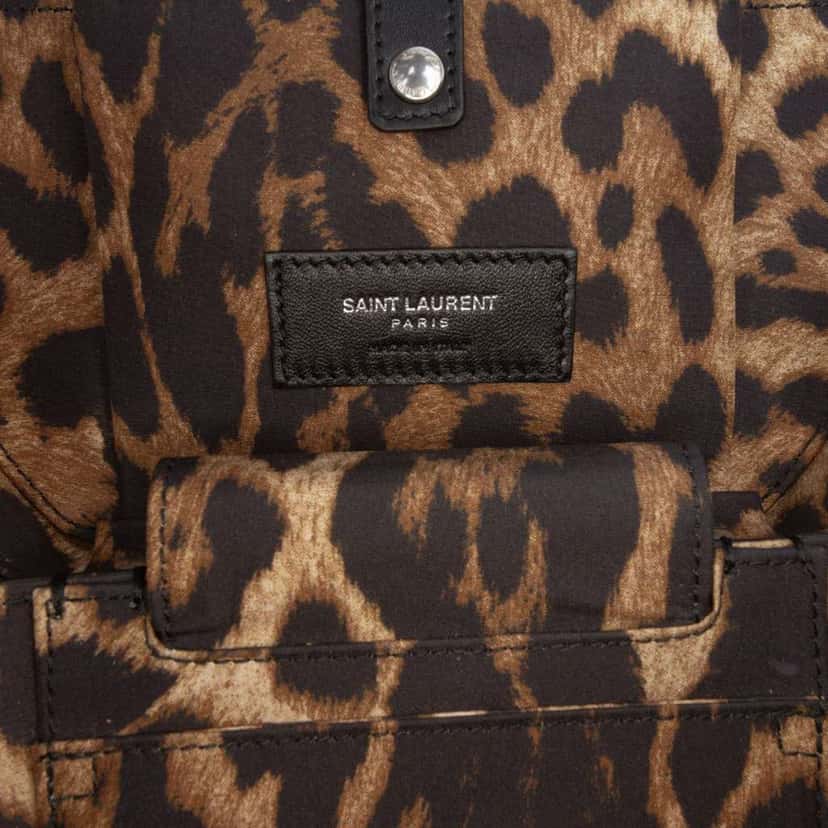 Saint Laurent Small Leather Mica Hatbox Satchel Black Leather Good condition - Box View