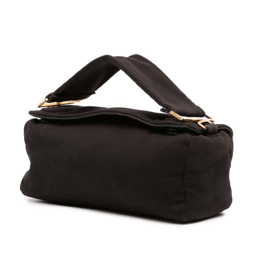 Prada Jersey Handbag Black Cotton Good condition - Back View