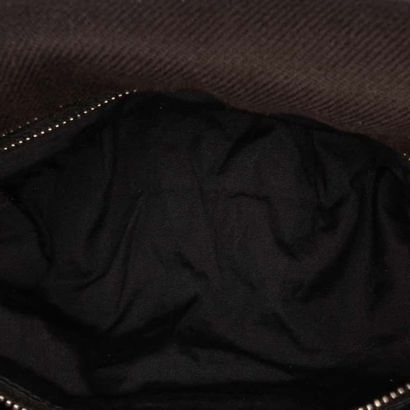Prada Jersey Handbag Black Cotton Good condition - Box View