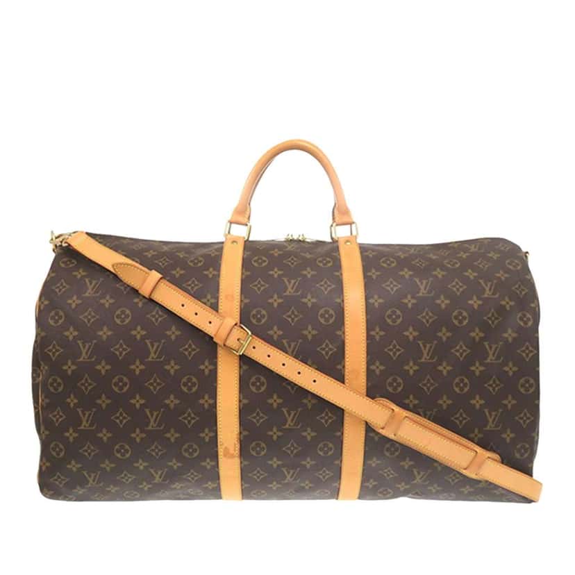 Louis Vuitton Monogram Keepall Bandouliere 60 Brown Good condition - Front View