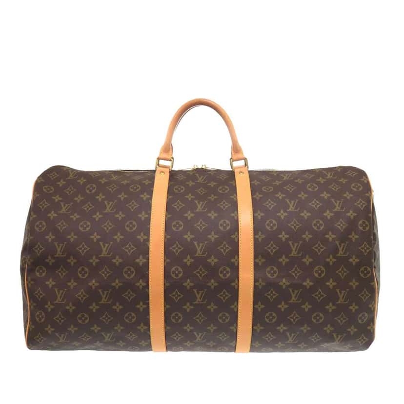 Louis Vuitton Monogram Keepall 60 Brown Good condition - Front View
