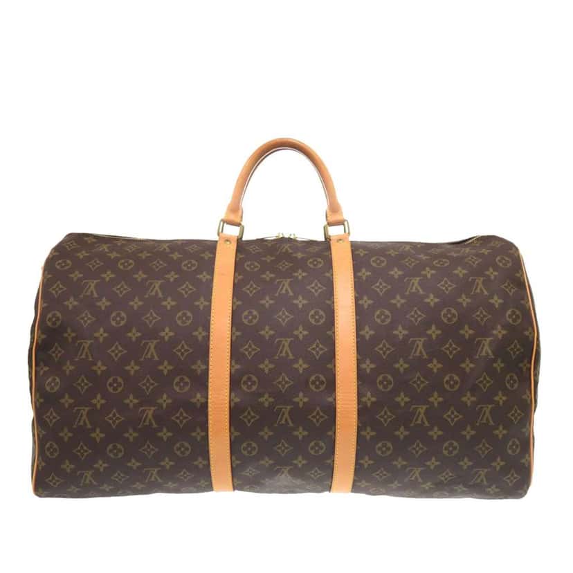 Louis Vuitton Monogram Keepall 60 Brown Good condition - Back View