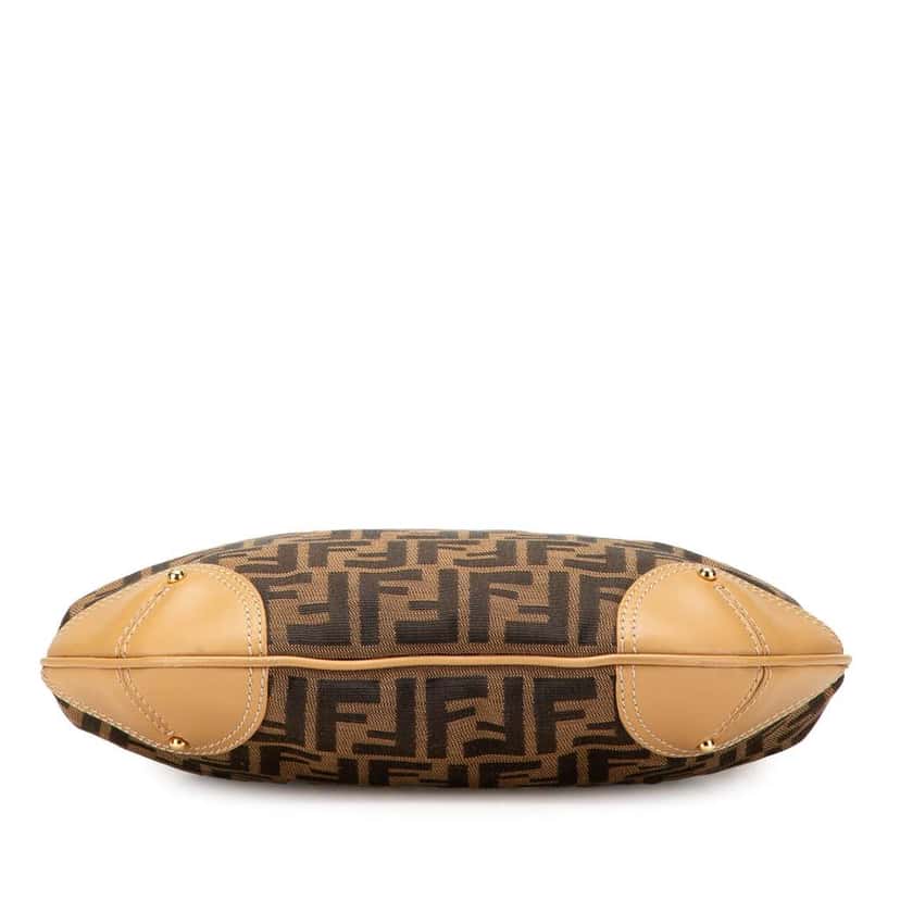 Fendi Zucca Canvas Hobo Brown Canvas Good condition - Inside View