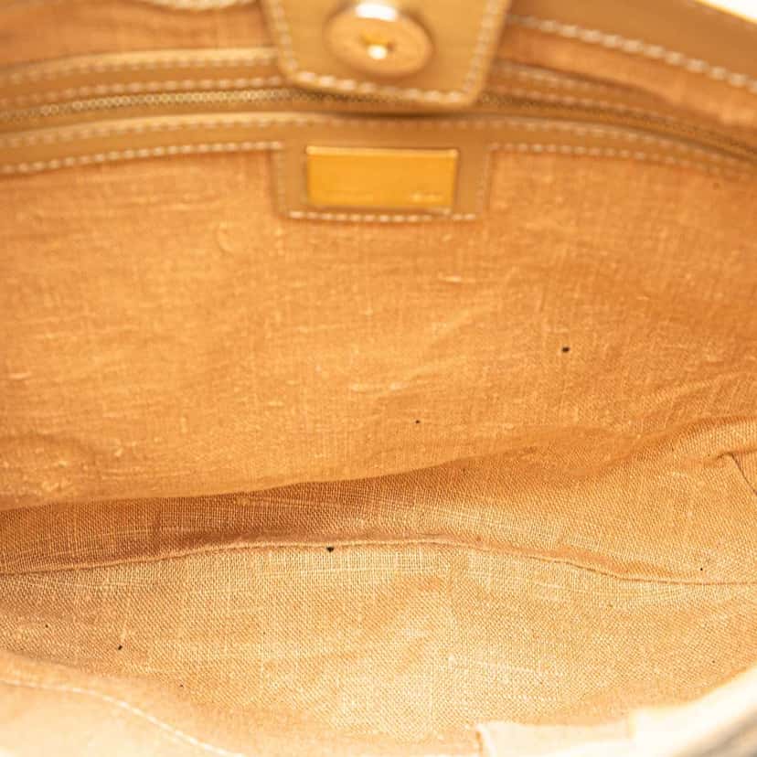 Fendi Zucca Canvas Hobo Brown Canvas Good condition - Model View