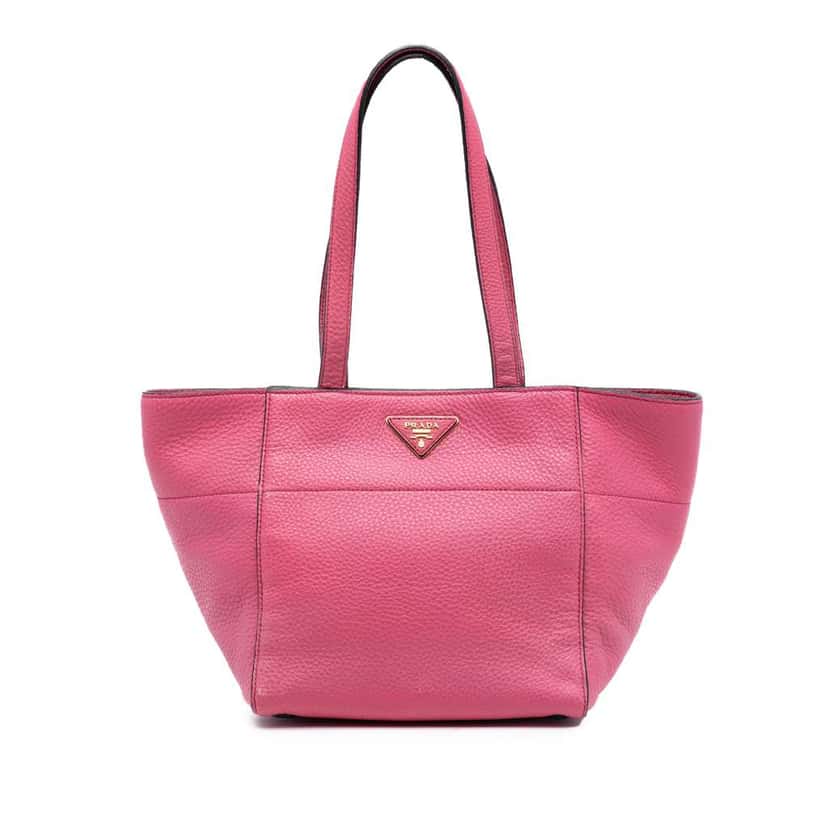 Prada Vitello Daino Tote Pink Leather Very good condition - Front View