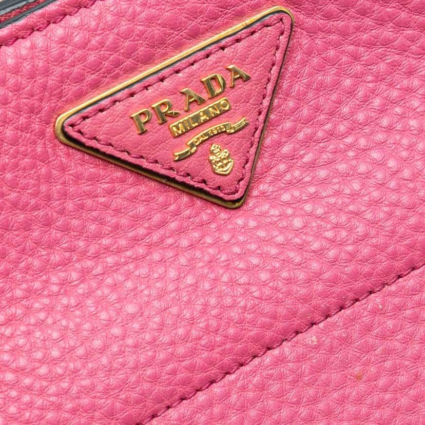 Prada Vitello Daino Tote Pink Leather Very good condition - Box View