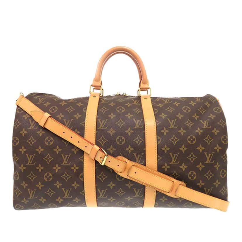 Louis Vuitton Monogram Keepall Bandouliere 50 Brown Very good condition - Front View
