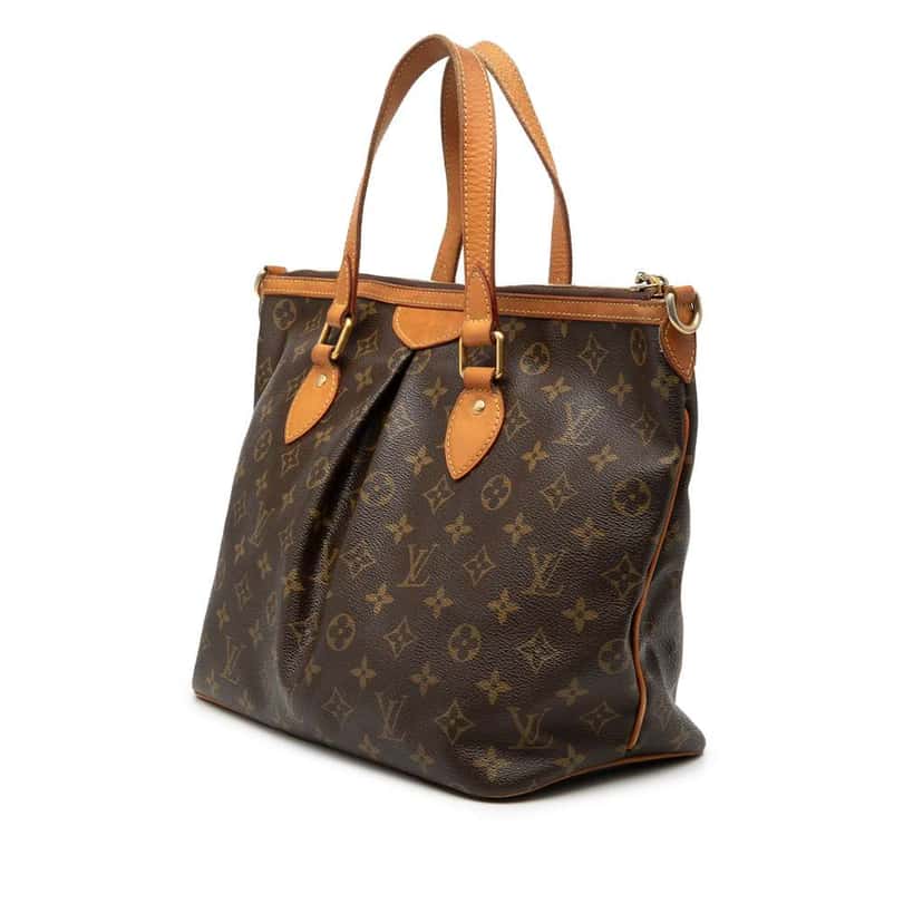Louis Vuitton Monogram Palermo PM Brown Very good condition - Back View