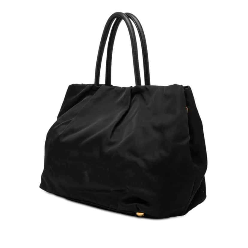 Prada Tessuto Fiocco Bow Tote Black Very good condition - Back View
