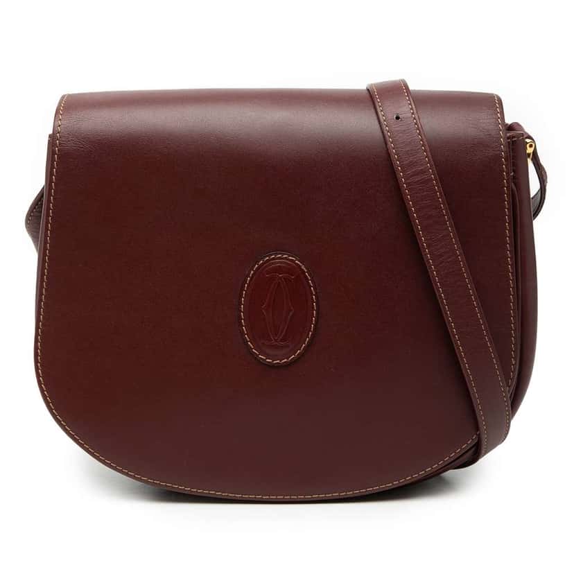 Cartier Leather Must De Cartier Crossbody Red Leather Very good condition - Front View
