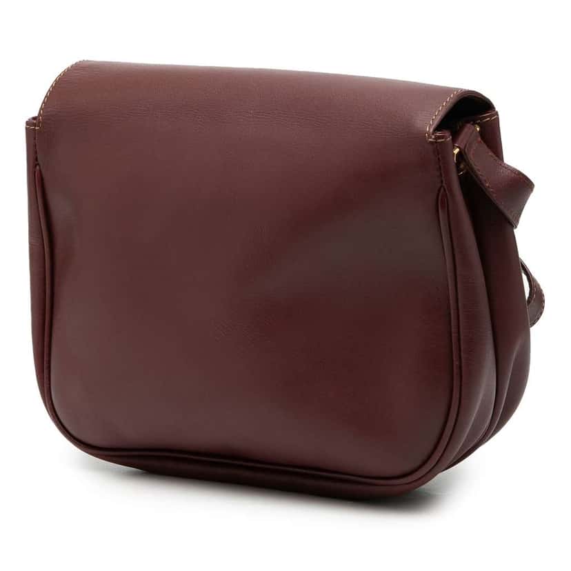 Cartier Leather Must De Cartier Crossbody Red Leather Very good condition - Back View