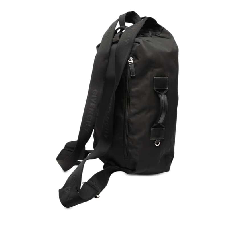 Givenchy Nylon G Zip Duffle Backpack Black Very good condition - Back View