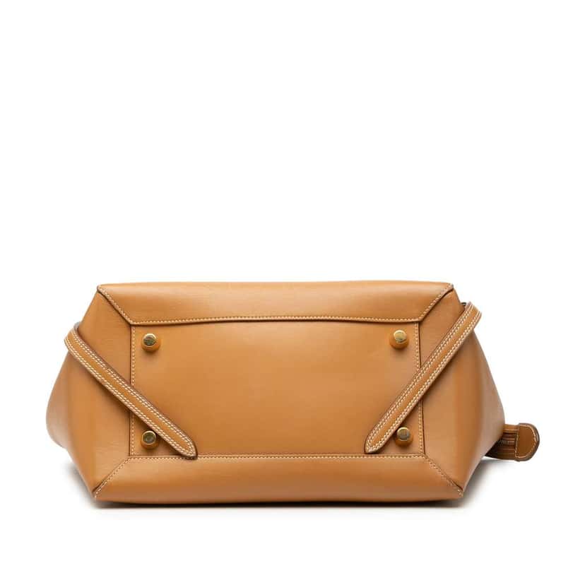 Celine Mini Smooth Calfskin Belt Bag Brown Leather Good condition - Inside View