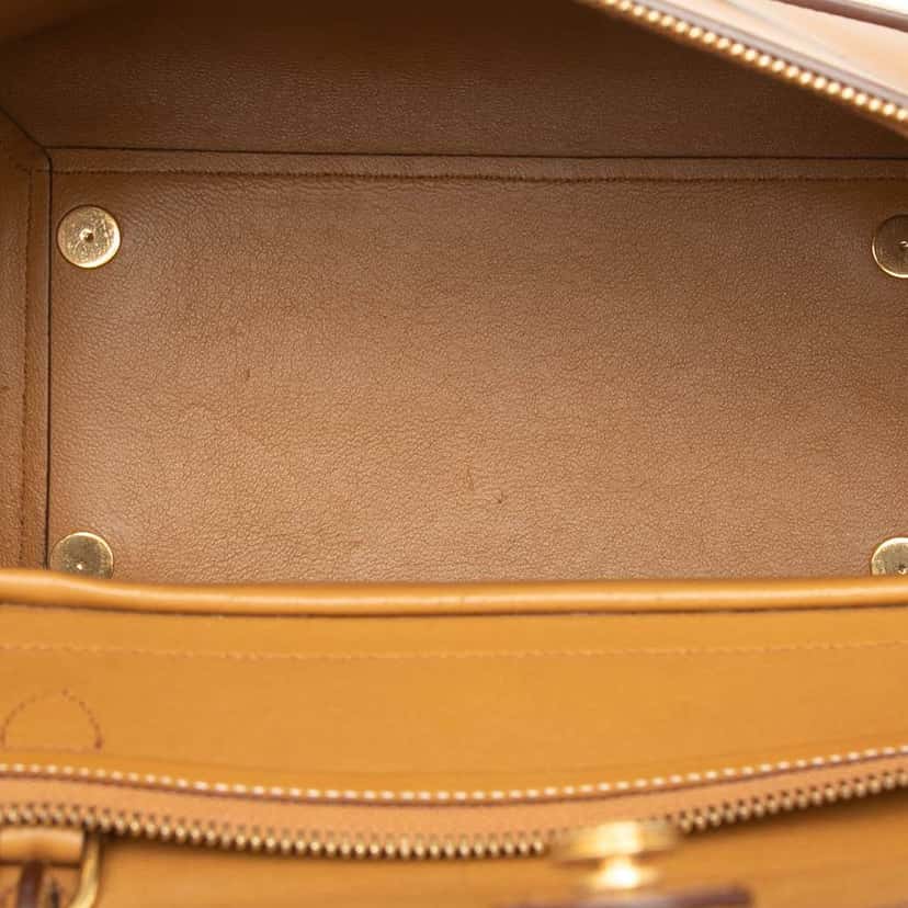 Celine Mini Smooth Calfskin Belt Bag Brown Leather Good condition - Model View