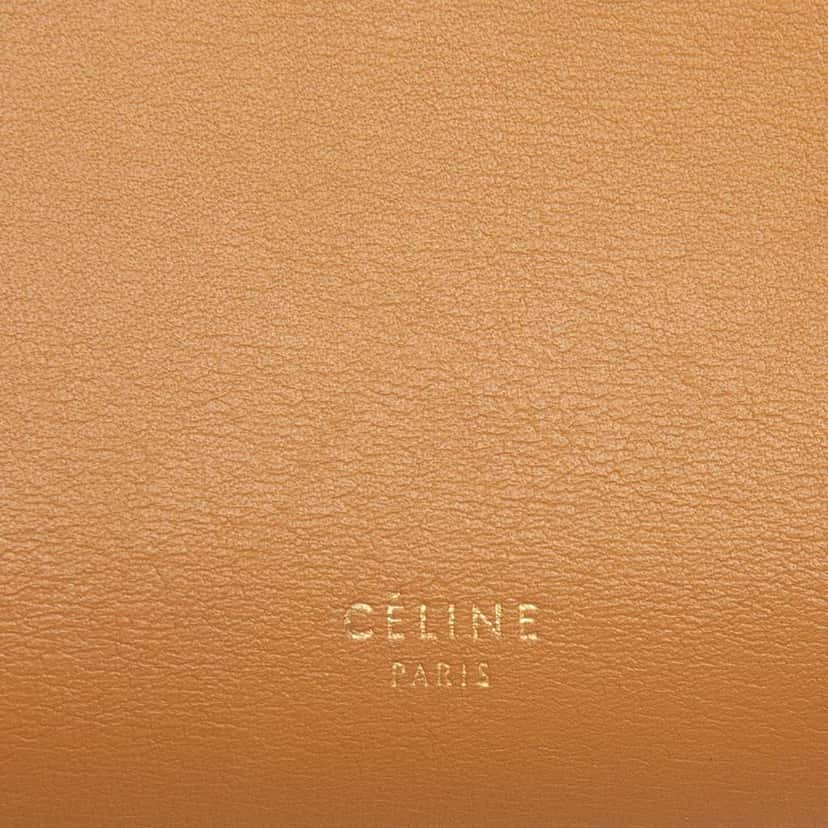 Celine Mini Smooth Calfskin Belt Bag Brown Leather Good condition - Box View