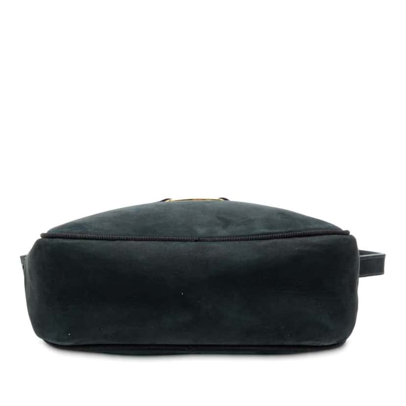 Salvatore Ferragamo Suede Vara Bow Crossbody Blue Leather Good condition - Inside View