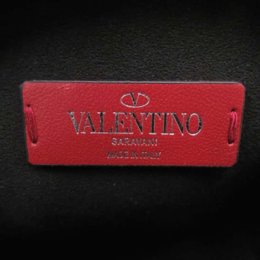 Valentino Small Leather VLTN Crossbody Black Leather Good condition - Box View