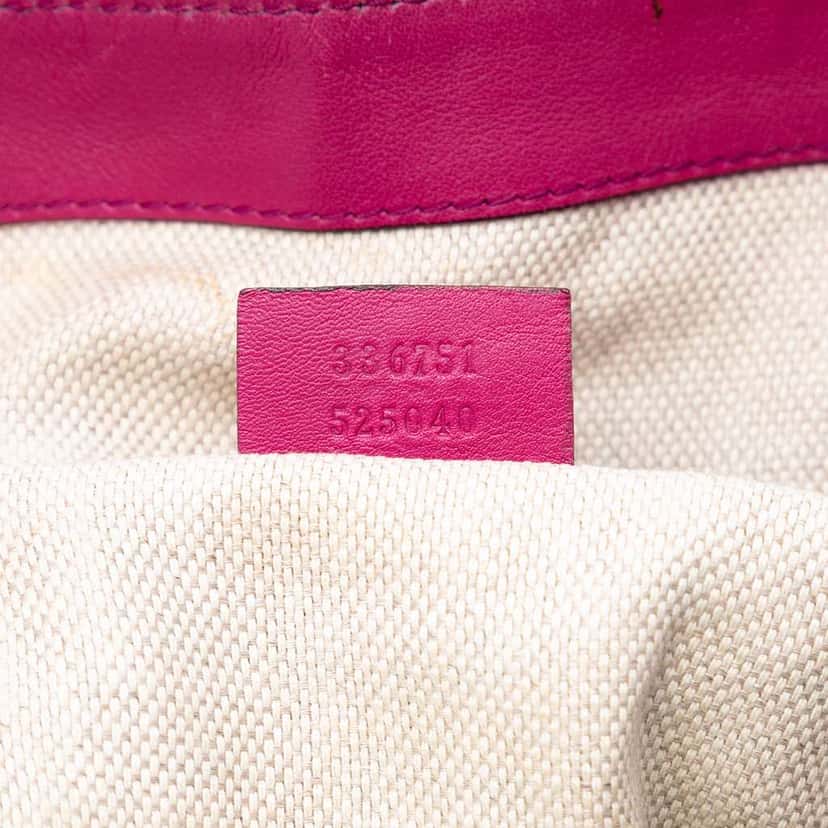 Gucci Small Patent Soho Satchel Red Leather Good condition - Box View