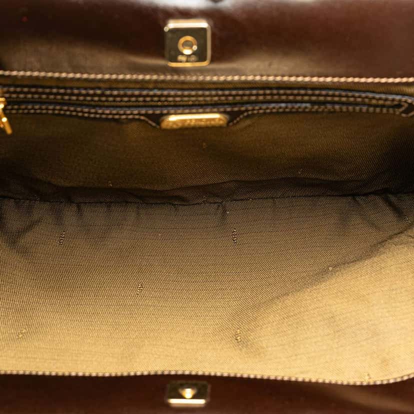 Fendi Zucca Canvas Tote Brown Canvas Good condition - Model View