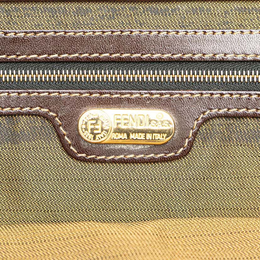 Fendi Zucca Canvas Tote Brown Canvas Good condition - Box View