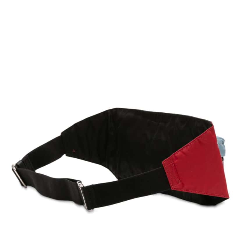 Marni Tricolor Nylon Belt Bag Blue Good condition - Back View