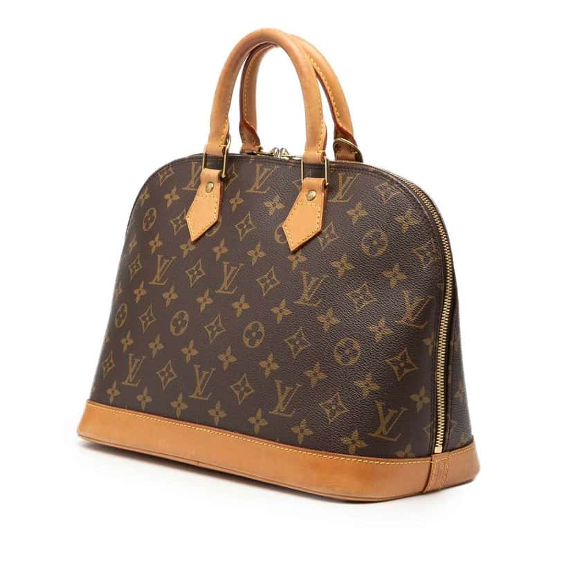 Louis Vuitton Monogram Alma PM Brown Good condition - Back View