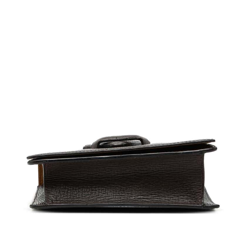 Loewe Textured Leather Barcelona Top Handle Bag Brown Leather Good condition - Inside View