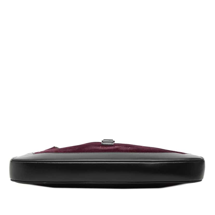 Gucci Velvet Jackie Shoulder Bag Pink Velvet Good condition - Inside View