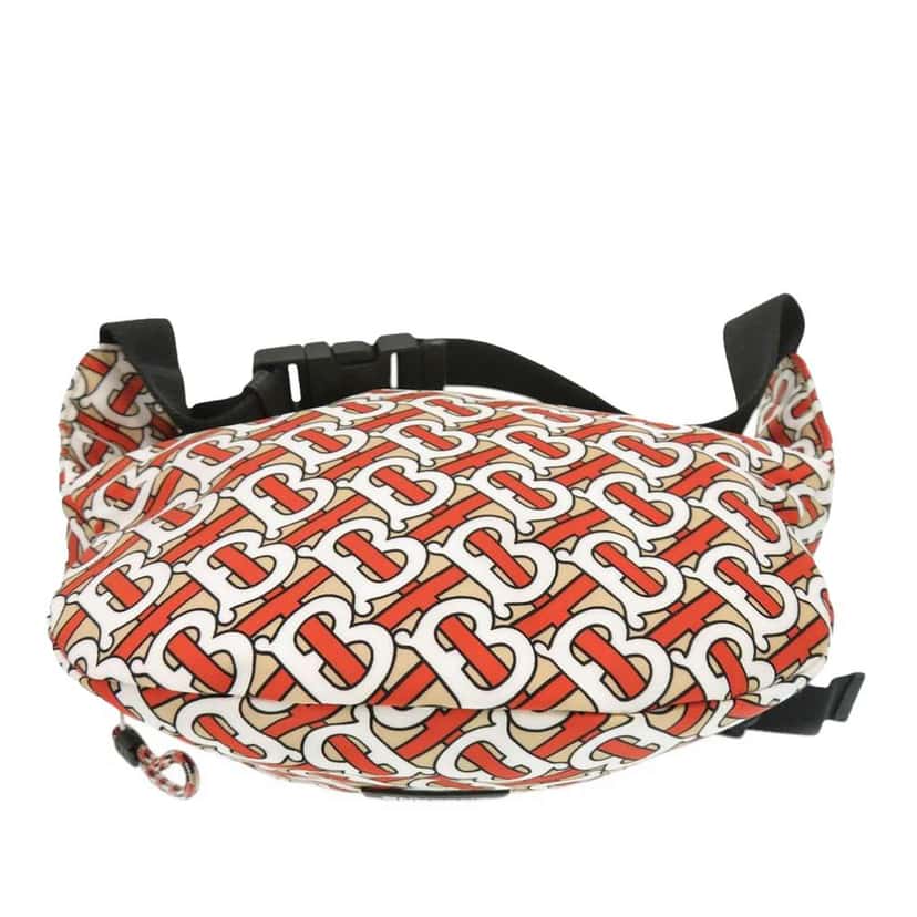 Burberry TB Monogram Nylon Convertible Backpack Orange Good condition - Inside View
