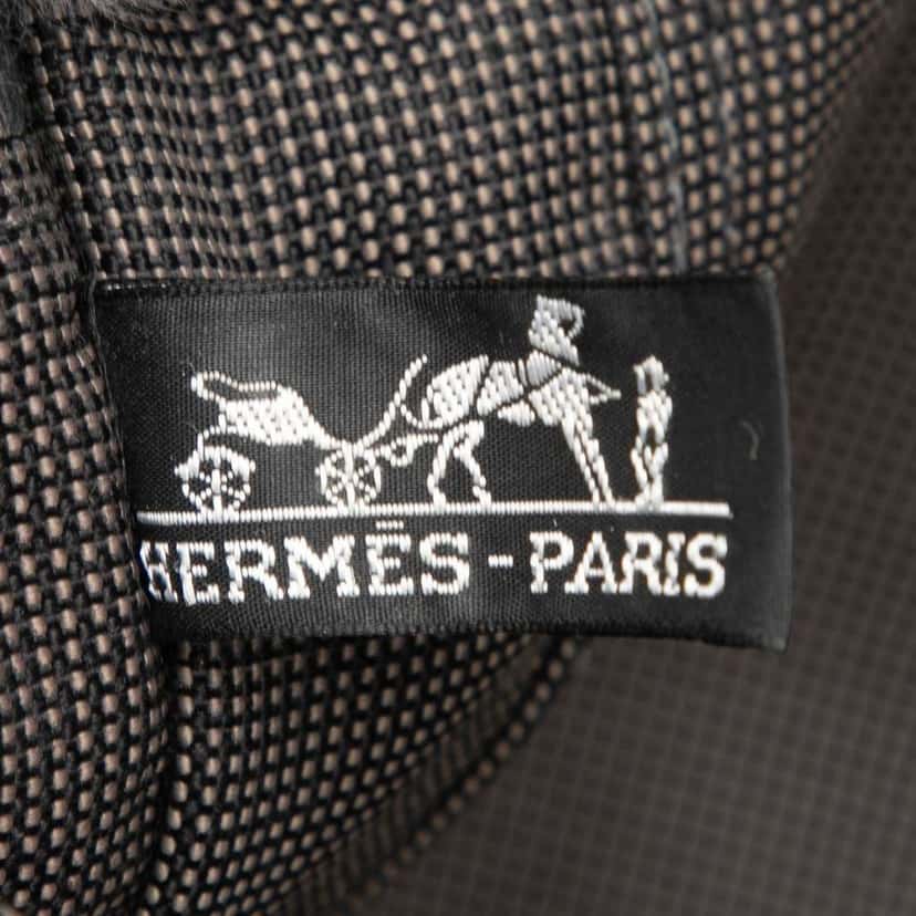 Hermès Canvas Herline MM Grey Canvas Good condition - Box View