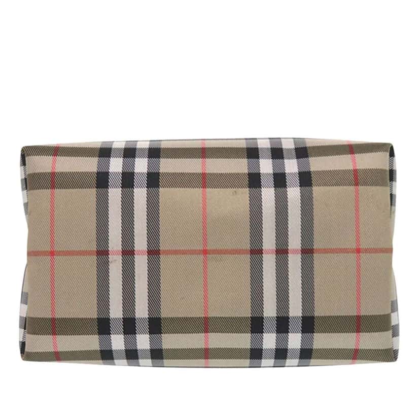 Burberry House Check Nylon Handbag Beige Good condition - Inside View