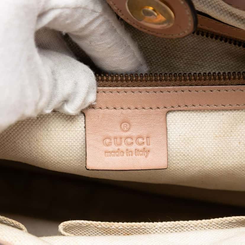 Gucci Guccissima Scarlett Tote Brown Leather Good condition - Box View