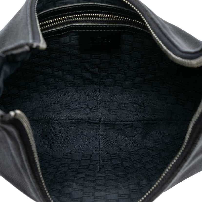 Gucci Canvas Reins Hobo Black Canvas Good condition - Model View