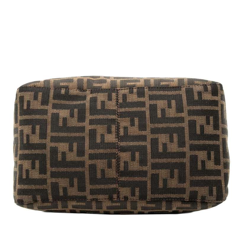 Fendi Zucca Canvas Double Flap Mamma Brown Canvas Good condition - Inside View