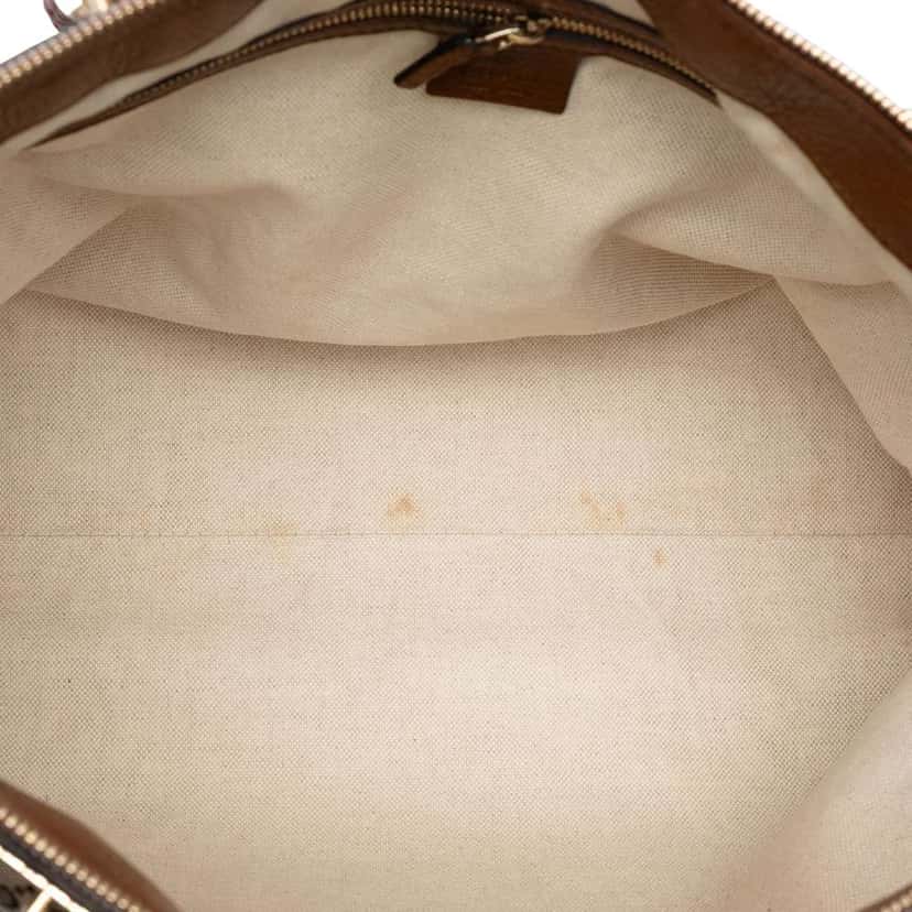 Gucci GG Canvas Bella Convertible Tote Beige Good condition - Model View