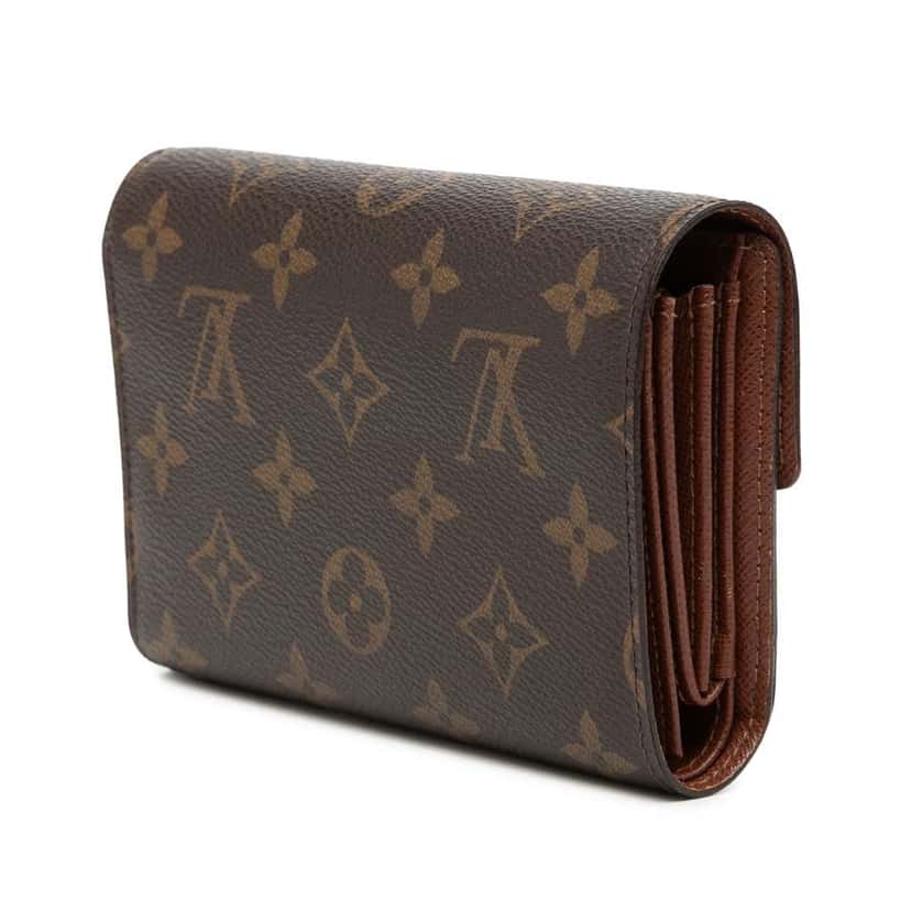 Louis Vuitton Monogram Alexandra Small Wallet Brown Good condition - Back View