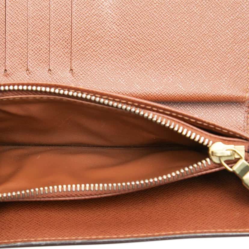 Louis Vuitton Monogram Alexandra Small Wallet Brown Good condition - Model View