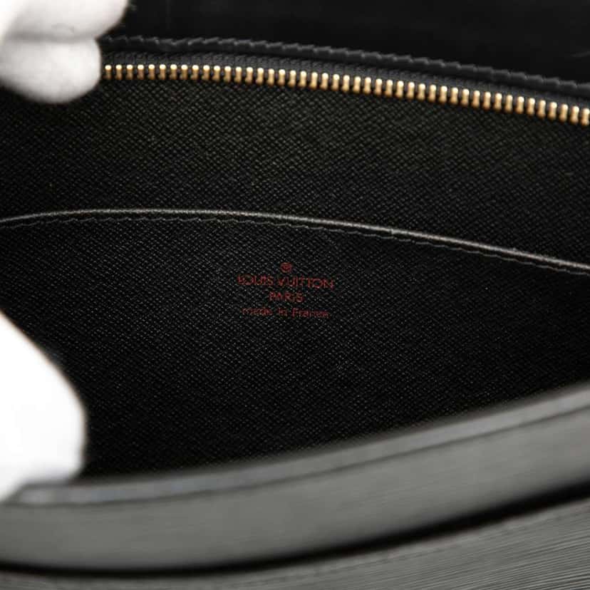 Louis Vuitton Epi Pochette Homme Black Leather Good condition - Box View