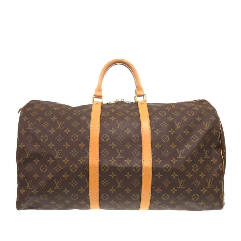 Louis Vuitton Monogram Keepall 55 Brown Good condition - Front View