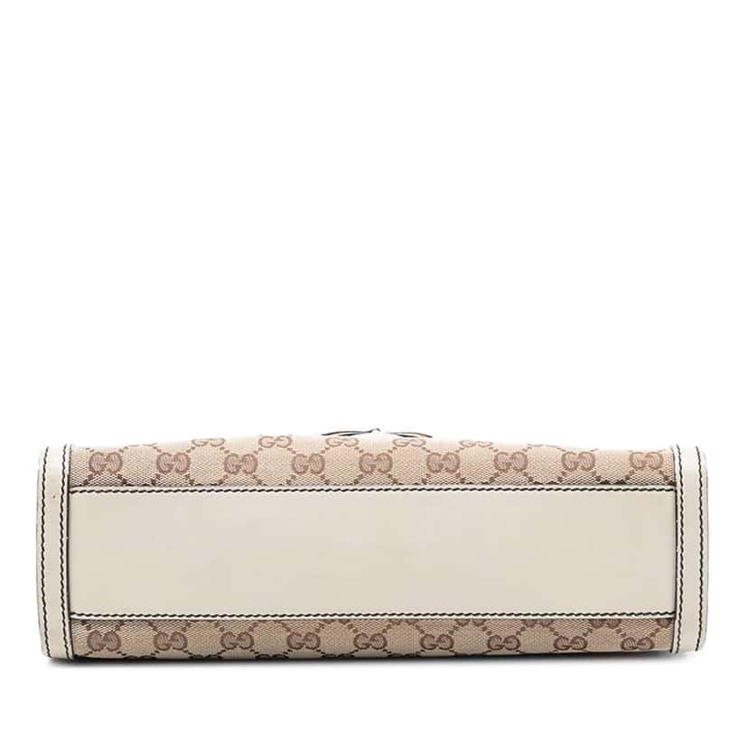 Gucci Medium GG Canvas Emily Shoulder Bag Beige Fair condition - Inside View