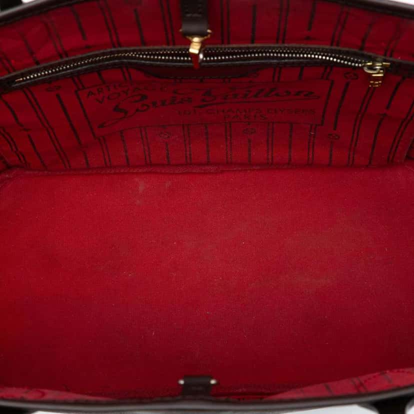 Louis Vuitton Damier Ebene Neverfull MM Brown Good condition - Model View