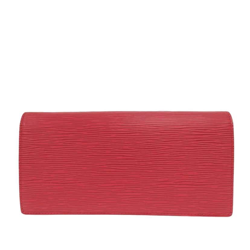 Louis Vuitton Epi Honfleur Red Leather Good condition - Back View