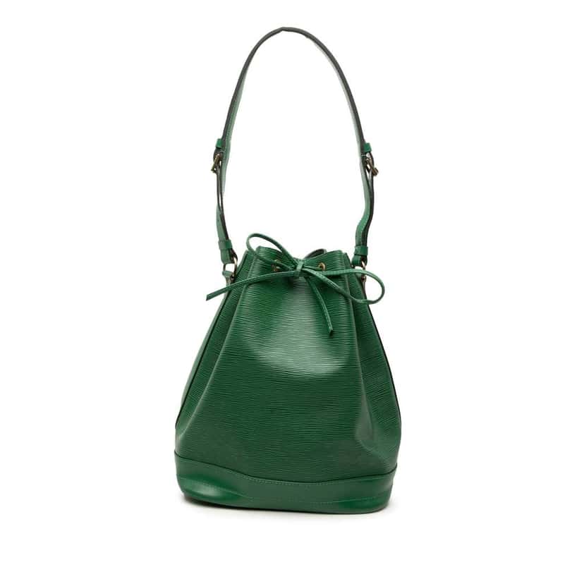 Louis Vuitton Epi Noe GM Green Leather Good condition - Front View