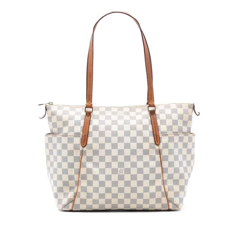 Louis Vuitton Damier Azur Totally MM White Good condition - Front View