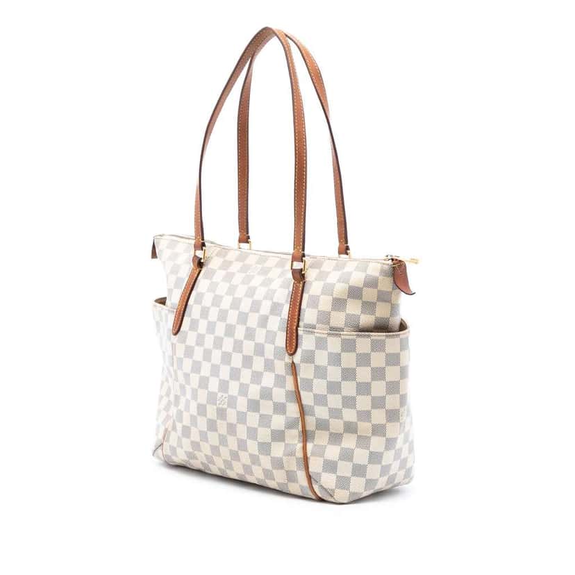 Louis Vuitton Damier Azur Totally MM White Good condition - Back View