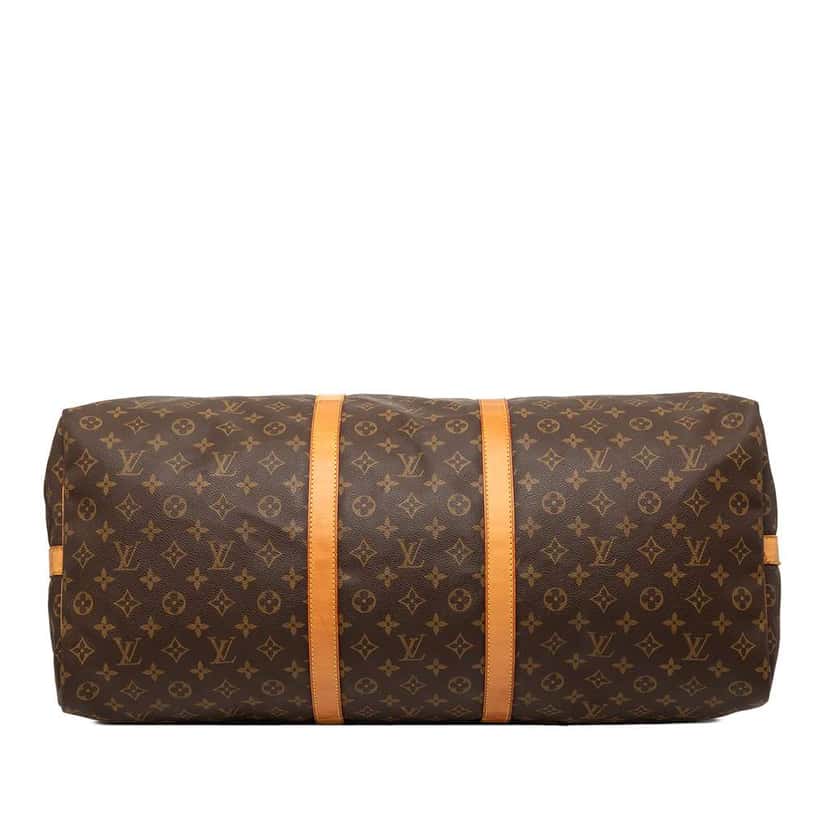 Louis Vuitton Monogram Keepall Bandouliere 60 Brown Good condition - Inside View
